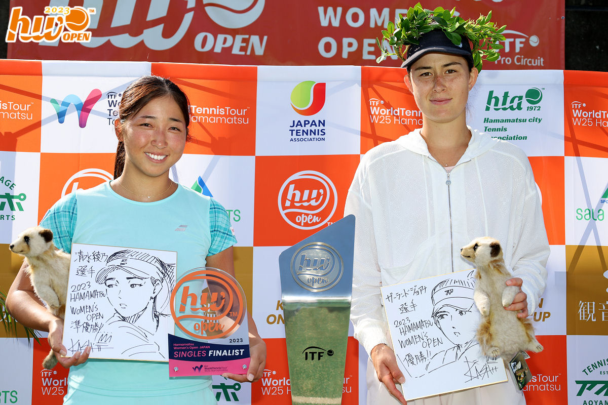 2023年大会マッチレポート③｜シングルス決勝　ジョアナ・ガーランド 6-2,4-6,6-4 清水綾乃